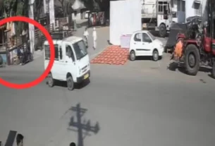 बुजुर्ग महिला को झांसा देकर अज्ञात बदमाशों ने उढ़ाए कीमती आभूषण,मन्नत की बात बताकर लगाई चपत,घटना की जांच में जुटी पुलिस।