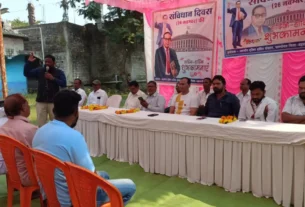संविधान दिवस पर बाबा साहब उद्यान में हुआ आयोजन,आगामी समय में सर्व समाजजनों के साथ होगा कार्यक्रम