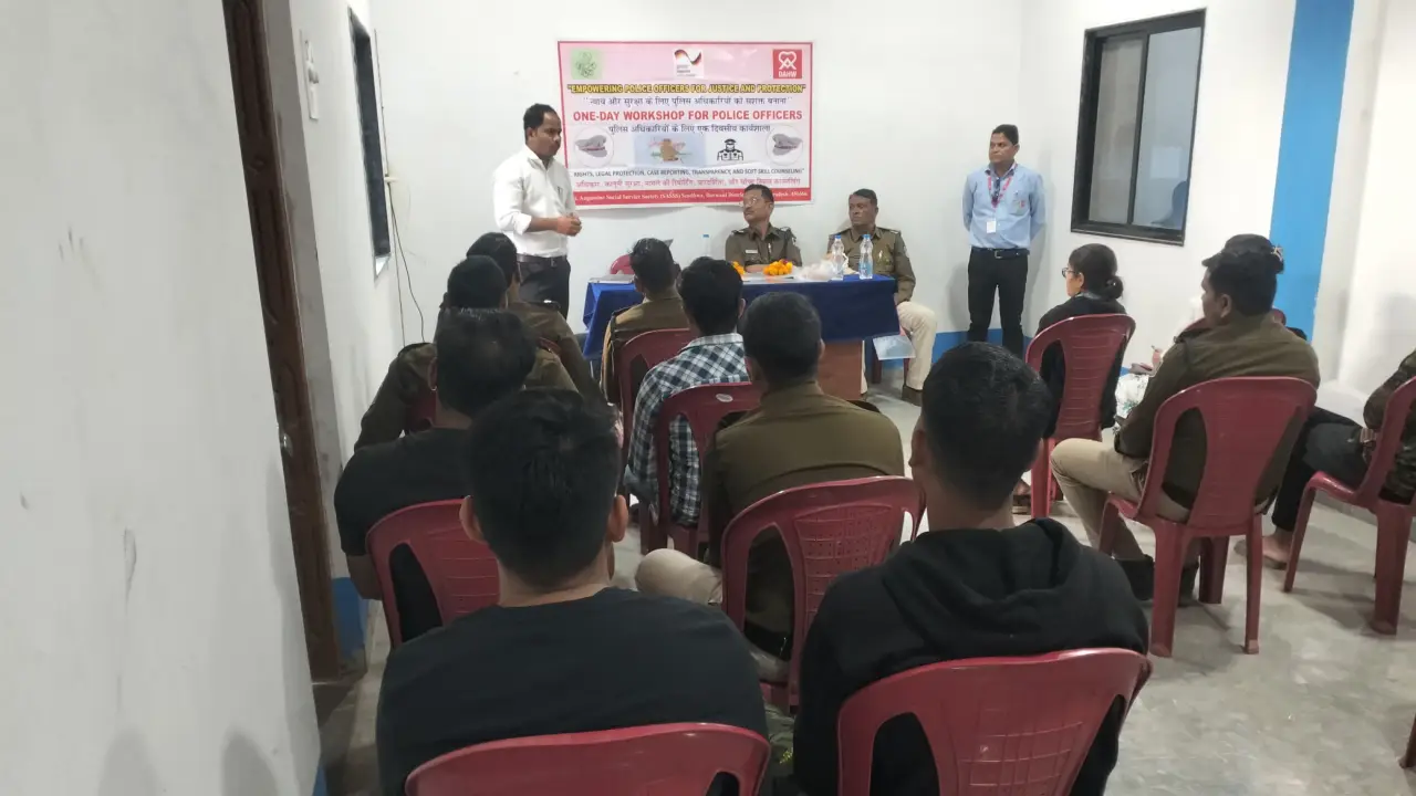 पुलिस थाने पर एक दिवसीय कार्यशाला का हुआ आयोजन