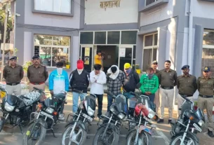 पुलिस द्वारा 6 जुआरियो जुआ खेलते हुए पकड़ा,प्रकरण दर्ज