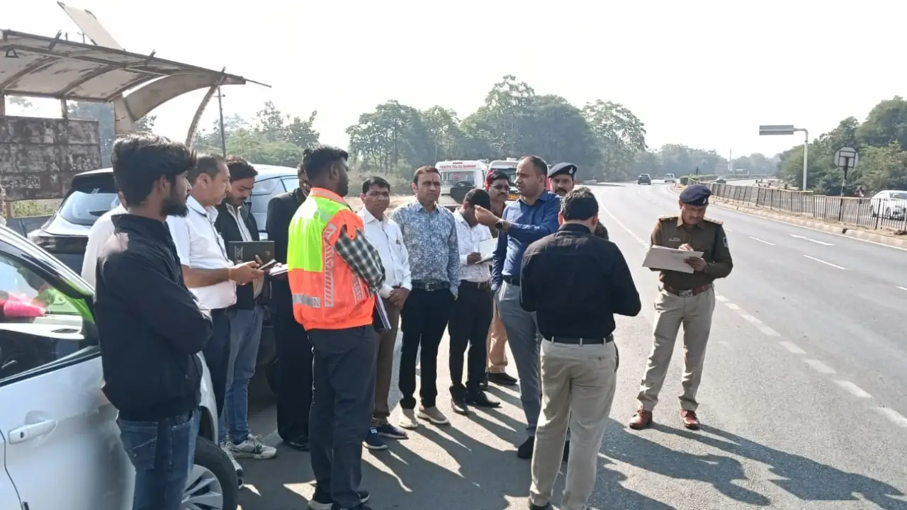 बड़वानी के हाईवे पर स्थित थाना ठीकरी,जुलवानिया, नागलवाड़ी और सेंधवा ग्रामीण थाना क्षेत्रों में ब्लैक स्पॉट किए चिन्हित निरीक्षण