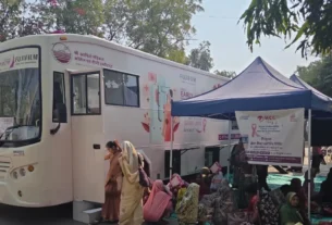 स्तन कैंसर स्कैनिंग शिविर में 295 महिलाओं ने तीन दिवस में कराया परीक्षण,त्रि-दिवसीय स्तन कैंसर स्कैनिंग शिविर का समापन।