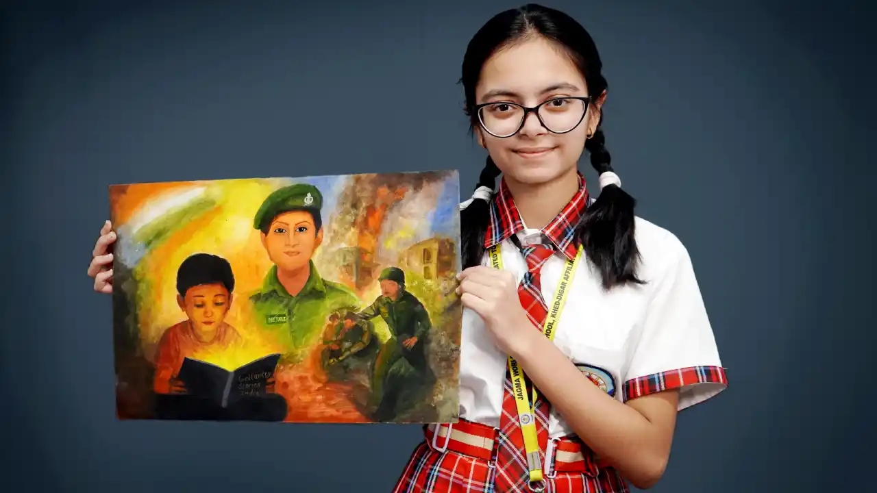बेटी अवनी खोरी ने क्षेत्र का नाम किया रोशन,राष्ट्रीय स्तर पर आयोजित चित्रकला में देश में मिला 10 वा स्थान प्राप्त।