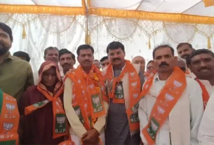 कांग्रेस पार्टी को बड़ा झटका, सकराली सरपंच सहित ग्रामीण BJP में शामिल,MLA ने कहा क्षेत्र का विकास प्राथमिकता।