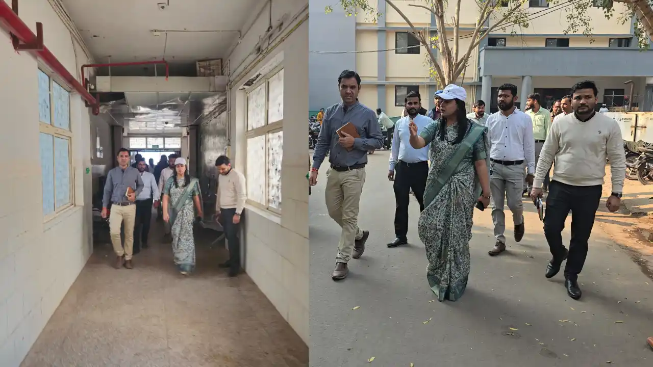 DM ने जिला अस्पताल का निरीक्षण कर निर्माण कार्यों में गुणवत्ता सुनिश्चित करने के दिए निर्देश।