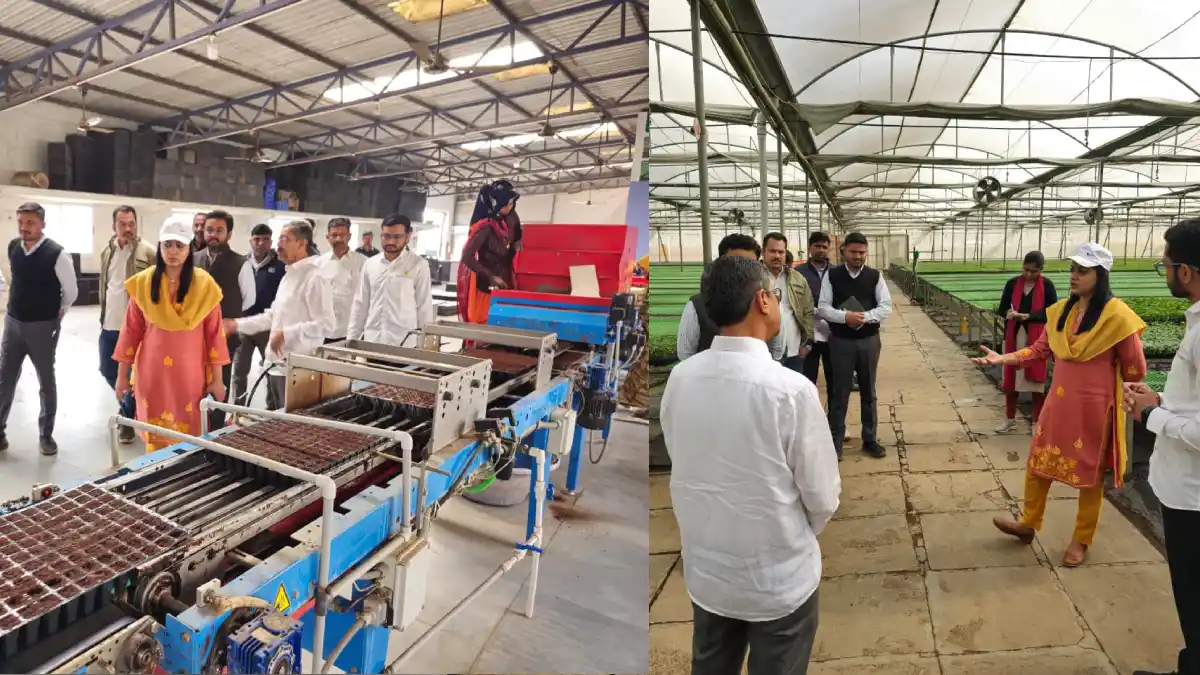 कलेक्टर ने राजपुर विकासखंड का किया दौरा।